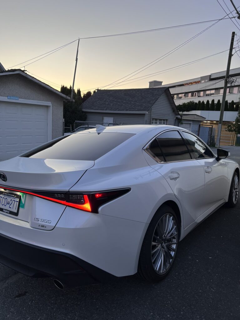 window tinting Vancouver — Lexus IS300 Drippy Customs